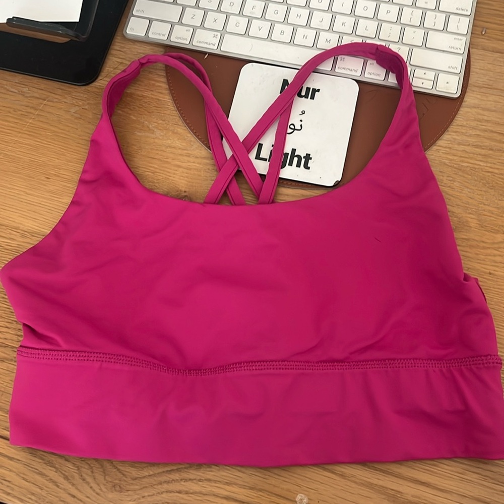 Lululemon Energy Sports Bra Ripened Raspberry
